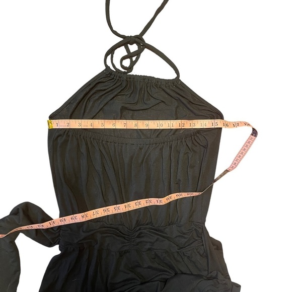 Michael Stars Black Halter Maxi Dress Women's Large - Picture 13 of 13